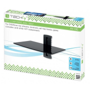 TECHLY ICA-DRS502 MENSOLA VETRO DVD/DDT 8KG CON PASSACAVI