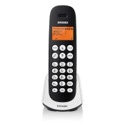 BRONDI CORDLESS V.VOCE 20NUM ECO DECT SVEGLIA NERO/BIANCO