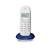 C1001L MOTOROLA CORDLESS 50NOMI BIANCO/BLU