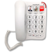NORDMENDE EASYHOME100 TELEFONO C/FILO TASTI GRANDI 3MEM DIRETTE SOS