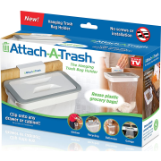 23531 ATTACH A TRASH Supporto buste spazzatura pattume rifiuti gancio mobili