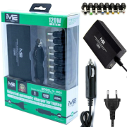V-4955 M2TEC ALIMENTATORE UNIVERSALE NOTEBOOK AUTO/CASA 120W 15V-19.5V