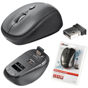 18519 TRUST MOUSE WIRELESS YVI NERO